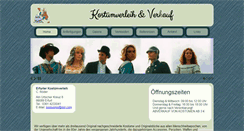 Desktop Screenshot of kostuemverleih-erfurt.de